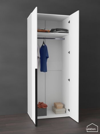 Шкаф Linnea MHR-2 2050х800х510 (Белый-М 11.1.2) в Нижнем Тагиле - nizhnij-tagil.mebel-e96.ru