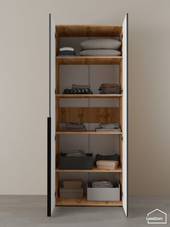 Шкаф Linnea MHR-2-2 2050х800х510 (ДВ-М 11.1.25) в Нижнем Тагиле - nizhnij-tagil.mebel-e96.ru