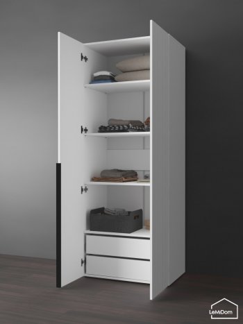 Шкаф Linnea MHR-2-4 2050х800х510 (Белый-М 11.1.1) в Нижнем Тагиле - nizhnij-tagil.mebel-e96.ru