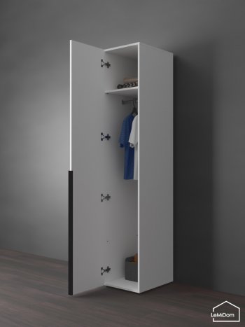 Шкаф Linnea MHR-1 2050х400х510 (Белый-М 11.1.2) в Нижнем Тагиле - nizhnij-tagil.mebel-e96.ru