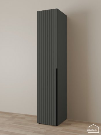 Шкаф Linnea MHR-1-2 2050х400х510 (Графит-М 11.1.25) в Нижнем Тагиле - nizhnij-tagil.mebel-e96.ru