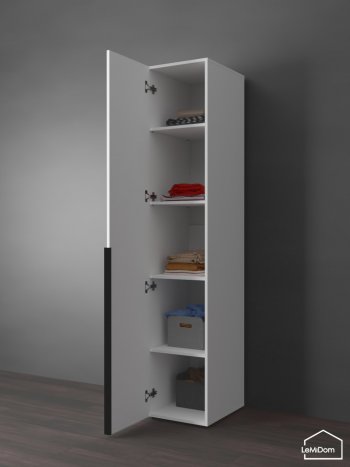 Шкаф Linnea MHR-1-2 2050х400х510 (Белый-М 11.1.2) в Нижнем Тагиле - nizhnij-tagil.mebel-e96.ru
