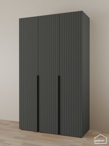 Шкаф Linnea MHR-3-1 2050х1200х510 (Графит-М 11.1.25) в Нижнем Тагиле - nizhnij-tagil.mebel-e96.ru