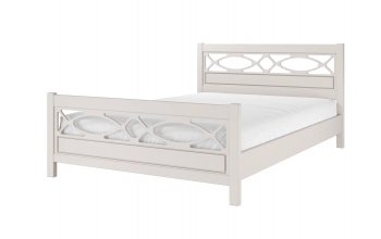 Кровать из массива Лоренса льняной (БМ) в Нижнем Тагиле - nizhnij-tagil.mebel-e96.ru
