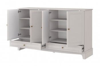 Комод 4 двери 2ящ. Лорето, льняной (БМ) в Нижнем Тагиле - nizhnij-tagil.mebel-e96.ru