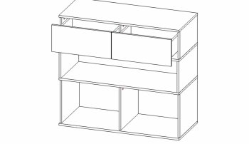 Стенка луксор (АстридМ) в Нижнем Тагиле - nizhnij-tagil.mebel-e96.ru