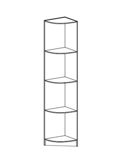 МАШЕНЬКА ПУ 201 угловой скос (0,38х2,02х0,38) в Нижнем Тагиле - nizhnij-tagil.mebel-e96.ru | фото