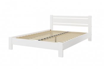 Кровать из массива Милс белый античный (БМ) в Нижнем Тагиле - nizhnij-tagil.mebel-e96.ru
