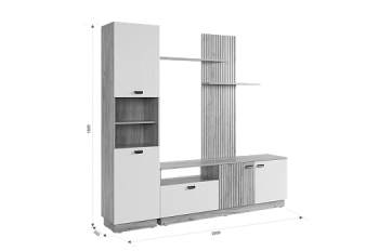 Стенка Моди К1 (Мебельсон) в Нижнем Тагиле - nizhnij-tagil.mebel-e96.ru