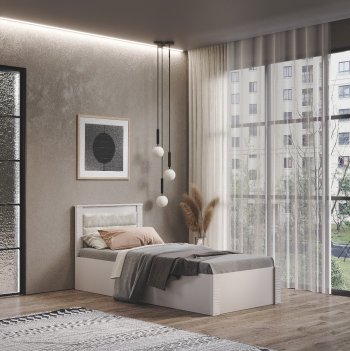 Кровать Монако КР-17 кашемир (БТС) в Нижнем Тагиле - nizhnij-tagil.mebel-e96.ru