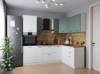 Угловой кухонный гарнитур Муссон 2400*1600 мм Sanvut в Нижнем Тагиле - nizhnij-tagil.mebel-e96.ru