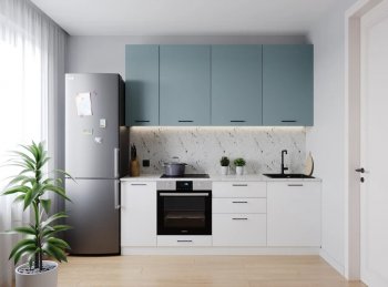 Кухонный гарнитур Ниагара 2200 мм МДФ/ЛДСП (Санвут) в Нижнем Тагиле - nizhnij-tagil.mebel-e96.ru