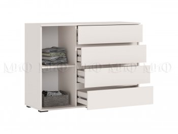 Комод 1 дверь 4 ящика (1200) Норд, кашемир (Миф) в Нижнем Тагиле - nizhnij-tagil.mebel-e96.ru