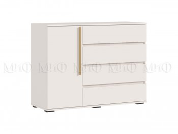 Комод 1 дверь 4 ящика (1200) Норд, кашемир (Миф) в Нижнем Тагиле - nizhnij-tagil.mebel-e96.ru