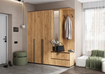 Прихожая Норд+Шкаф 1200, крафт (Миф) в Нижнем Тагиле - nizhnij-tagil.mebel-e96.ru