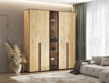 Шкаф Норд+ пенал со стеклом (Миф) в Нижнем Тагиле - nizhnij-tagil.mebel-e96.ru