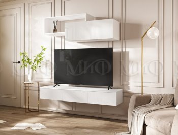 Стенка Норд-2 белый глянец (Миф) в Нижнем Тагиле - nizhnij-tagil.mebel-e96.ru