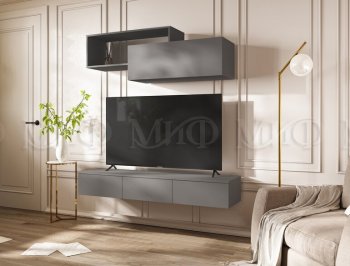 Стенка Норд-2 графит (Миф) в Нижнем Тагиле - nizhnij-tagil.mebel-e96.ru