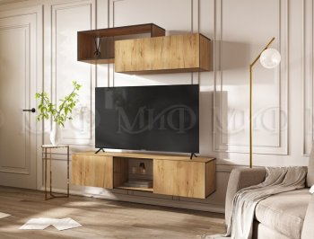 Стенка Норд-1 дуб крафт (Миф) в Нижнем Тагиле - nizhnij-tagil.mebel-e96.ru