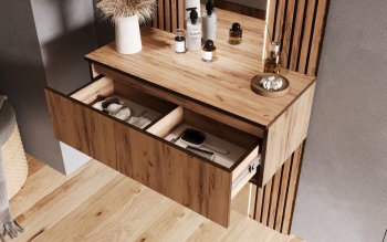 Шкаф 800+Тумба с зеркалом Норд (Миф) в Нижнем Тагиле - nizhnij-tagil.mebel-e96.ru