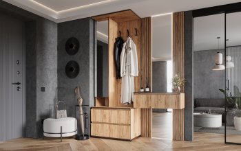 Прихожая+Тумба с зеркалом Норд (Миф) в Нижнем Тагиле - nizhnij-tagil.mebel-e96.ru