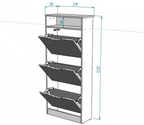 Обувница W10 (Белый) в Нижнем Тагиле - nizhnij-tagil.mebel-e96.ru