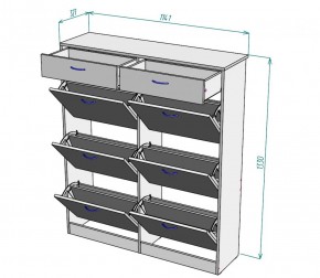 Обувница W27 (Белый) в Нижнем Тагиле - nizhnij-tagil.mebel-e96.ru