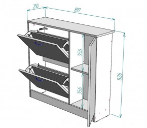 Обувница W31 (ДСС) в Нижнем Тагиле - nizhnij-tagil.mebel-e96.ru