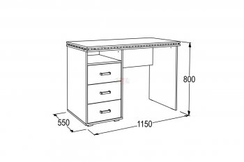 Письменный стол Ольга-13 в Нижнем Тагиле - nizhnij-tagil.mebel-e96.ru