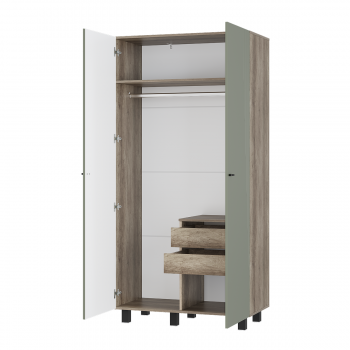 Стенка Олива комп.3 эвкалипт софт (БТС) в Нижнем Тагиле - nizhnij-tagil.mebel-e96.ru