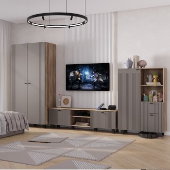 Стенка Олива комп.3 муссон (БТС) в Нижнем Тагиле - nizhnij-tagil.mebel-e96.ru