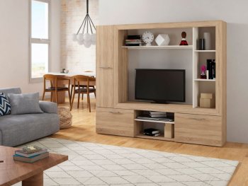 Стенка OSKAR3 дуб сонома (Генезис) в Нижнем Тагиле - nizhnij-tagil.mebel-e96.ru