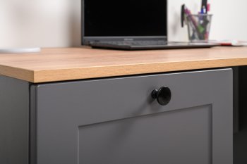 Стол письменный 12.159 Остин графит (Моби) в Нижнем Тагиле - nizhnij-tagil.mebel-e96.ru