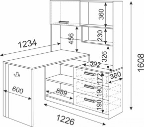 Подростковая мебель Волкер модульная (Риннер) в Нижнем Тагиле - nizhnij-tagil.mebel-e96.ru