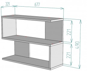 Полка S29 (Белый) в Нижнем Тагиле - nizhnij-tagil.mebel-e96.ru