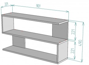 Полка S30 (Белый) в Нижнем Тагиле - nizhnij-tagil.mebel-e96.ru