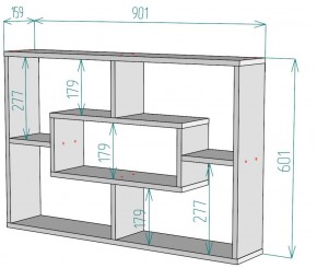 Полка S40 (Белый) в Нижнем Тагиле - nizhnij-tagil.mebel-e96.ru