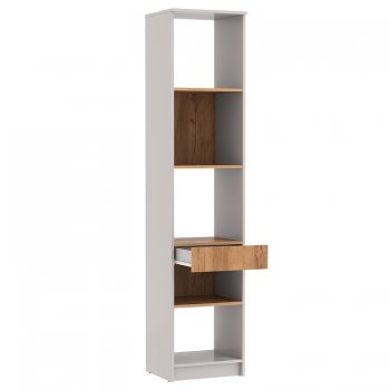 Стеллаж 89.21 Прайм (высокий с ящиком) (Олмеко) в Нижнем Тагиле - nizhnij-tagil.mebel-e96.ru
