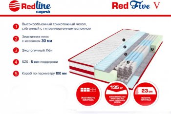 Матрас Red 5 h23 в Нижнем Тагиле - nizhnij-tagil.mebel-e96.ru