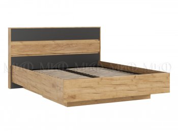 Кровать парящая Роджина с подсветкой, крафт/графит (Миф) в Нижнем Тагиле - nizhnij-tagil.mebel-e96.ru