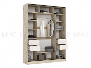 Спальный гарнитур Роджина крафт серый/кашемир, модульный (Миф) в Нижнем Тагиле - nizhnij-tagil.mebel-e96.ru