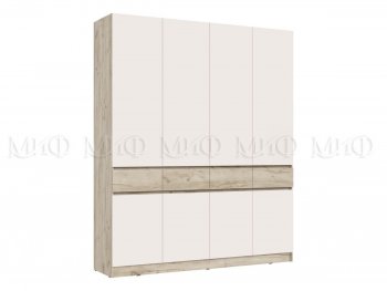 Спальный гарнитур Роджина крафт серый/кашемир, модульный (Миф) в Нижнем Тагиле - nizhnij-tagil.mebel-e96.ru