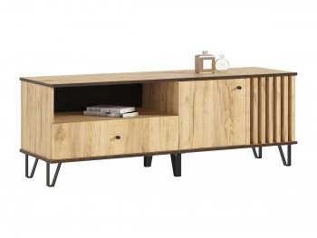 Тумба ТВ (1500) Роджина дуб крафт (Миф) в Нижнем Тагиле - nizhnij-tagil.mebel-e96.ru