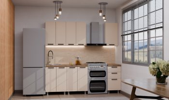 Кухонный гарнитур Ромашка 1600 мм Кашемир (Аленка) в Нижнем Тагиле - nizhnij-tagil.mebel-e96.ru