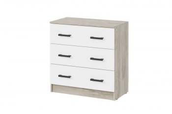 Комод Ронда КМ-02 дуб крафт серый/белый (ИЦ) в Нижнем Тагиле - nizhnij-tagil.mebel-e96.ru