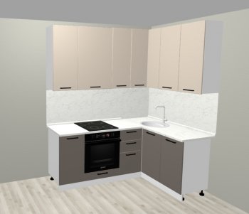 Кухонный гарнитур угловой 2000*1400 мм (Санвут) в Нижнем Тагиле - nizhnij-tagil.mebel-e96.ru