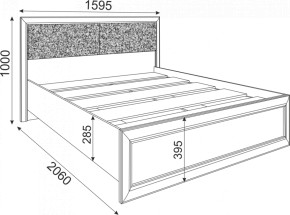 Кровать Саванна М04 1400 мм (Риннер) в Нижнем Тагиле - nizhnij-tagil.mebel-e96.ru