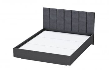 Кровать Шарм (арт.031М1) настил, Антрацит (Диал) в Нижнем Тагиле - nizhnij-tagil.mebel-e96.ru