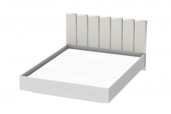 Кровать Шарм (арт.031), настил, экокожа Sontex Milk (Диал) в Нижнем Тагиле - nizhnij-tagil.mebel-e96.ru