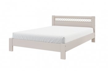 Кровать из массива Шейла льняной (БМ) в Нижнем Тагиле - nizhnij-tagil.mebel-e96.ru